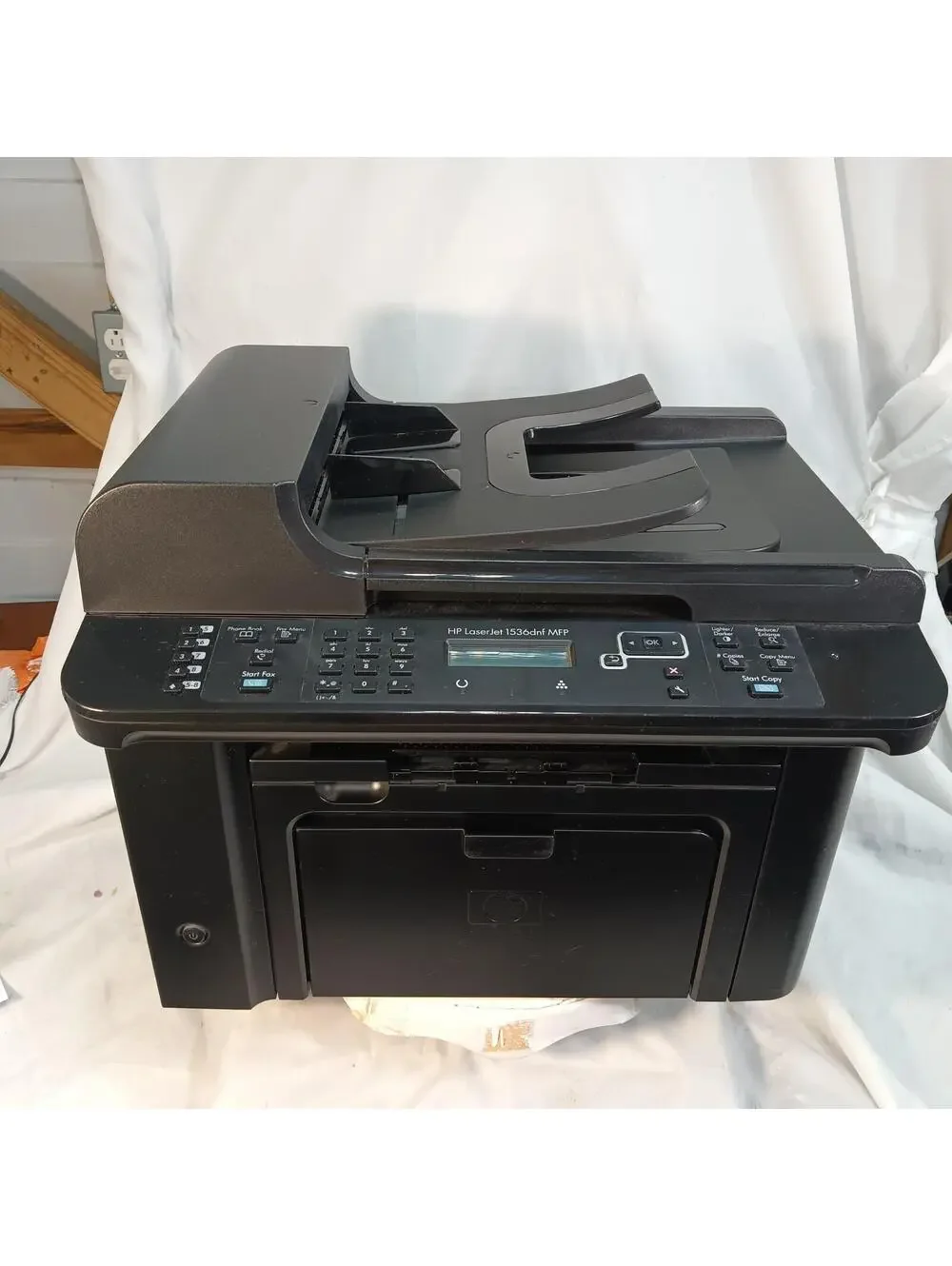HP LaserJet M1536dnf MFP All-In-One Monochrome Laser Printer Scan Copy Fax Used